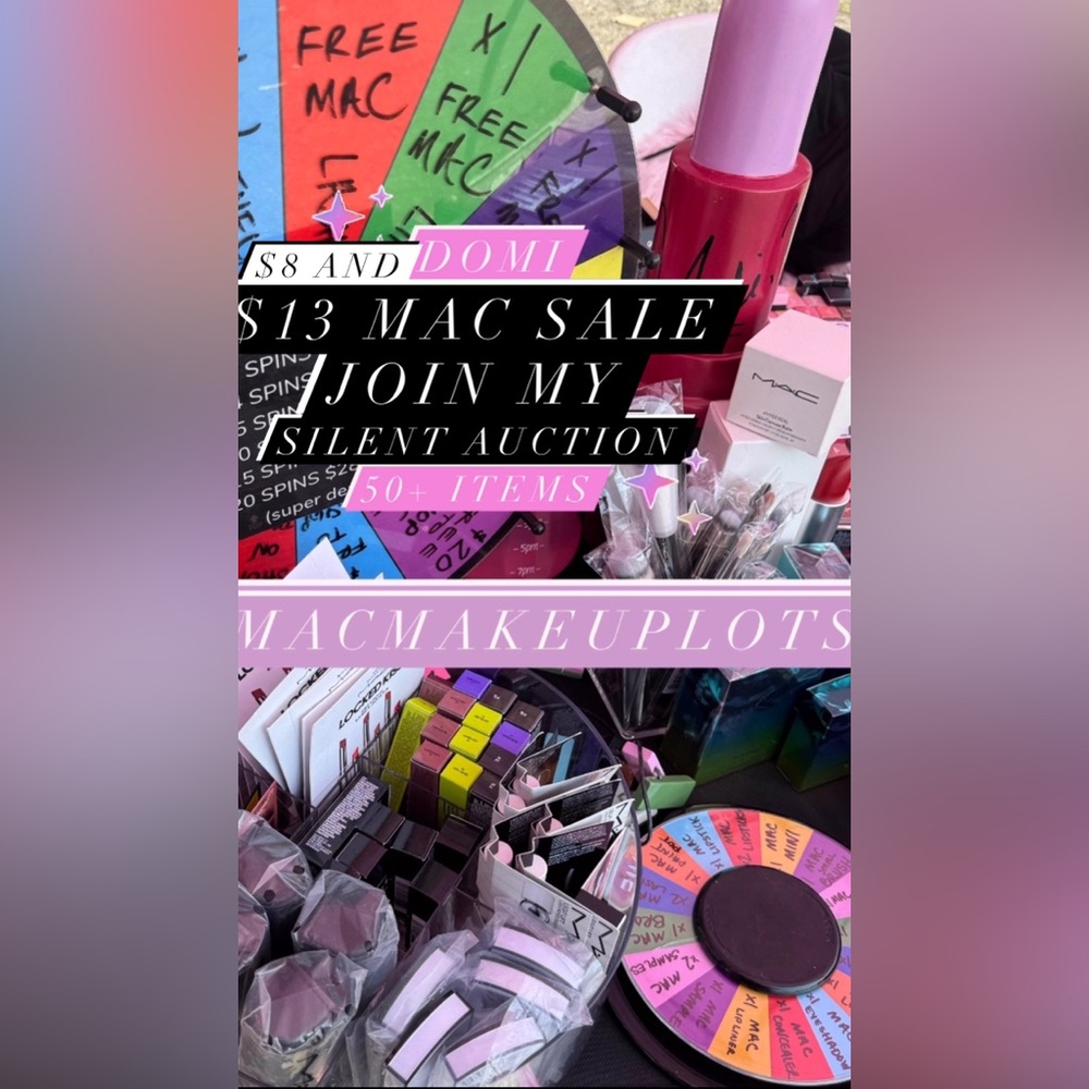 💕JOIN MY SILENT AUCTION $8 AND $13 EACH MAC SALE BRAND NEW BOXED ITEMS